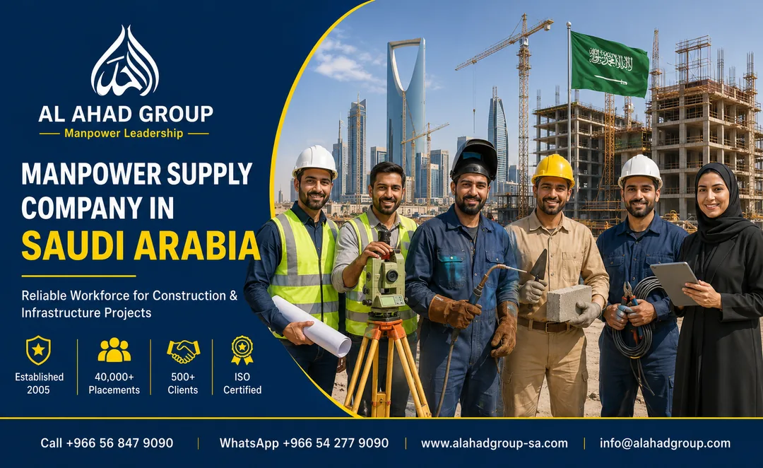 AL AHAD GROUP manpower supply company in Saudi Arabia with project workforce and construction manpower support.