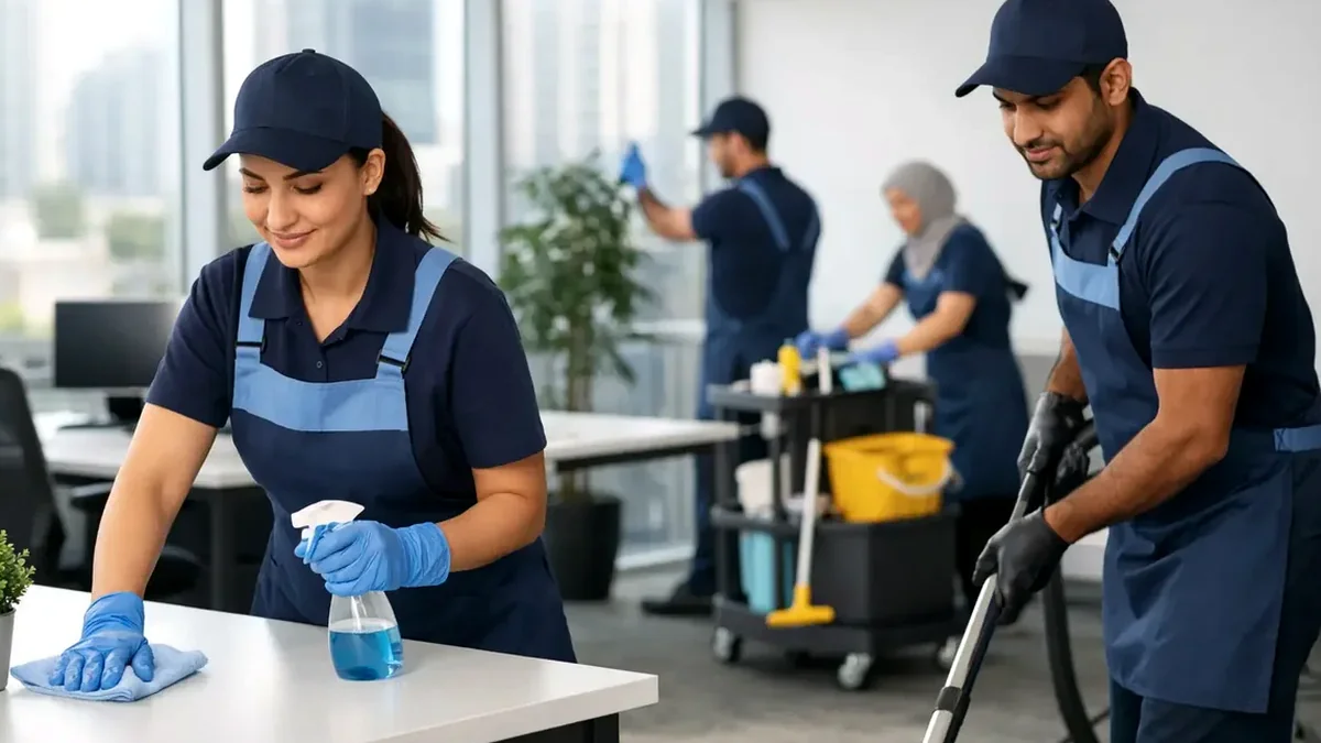 Facility manpower support in Jeddah for cleaning, HVAC, MEP and maintenance teams.